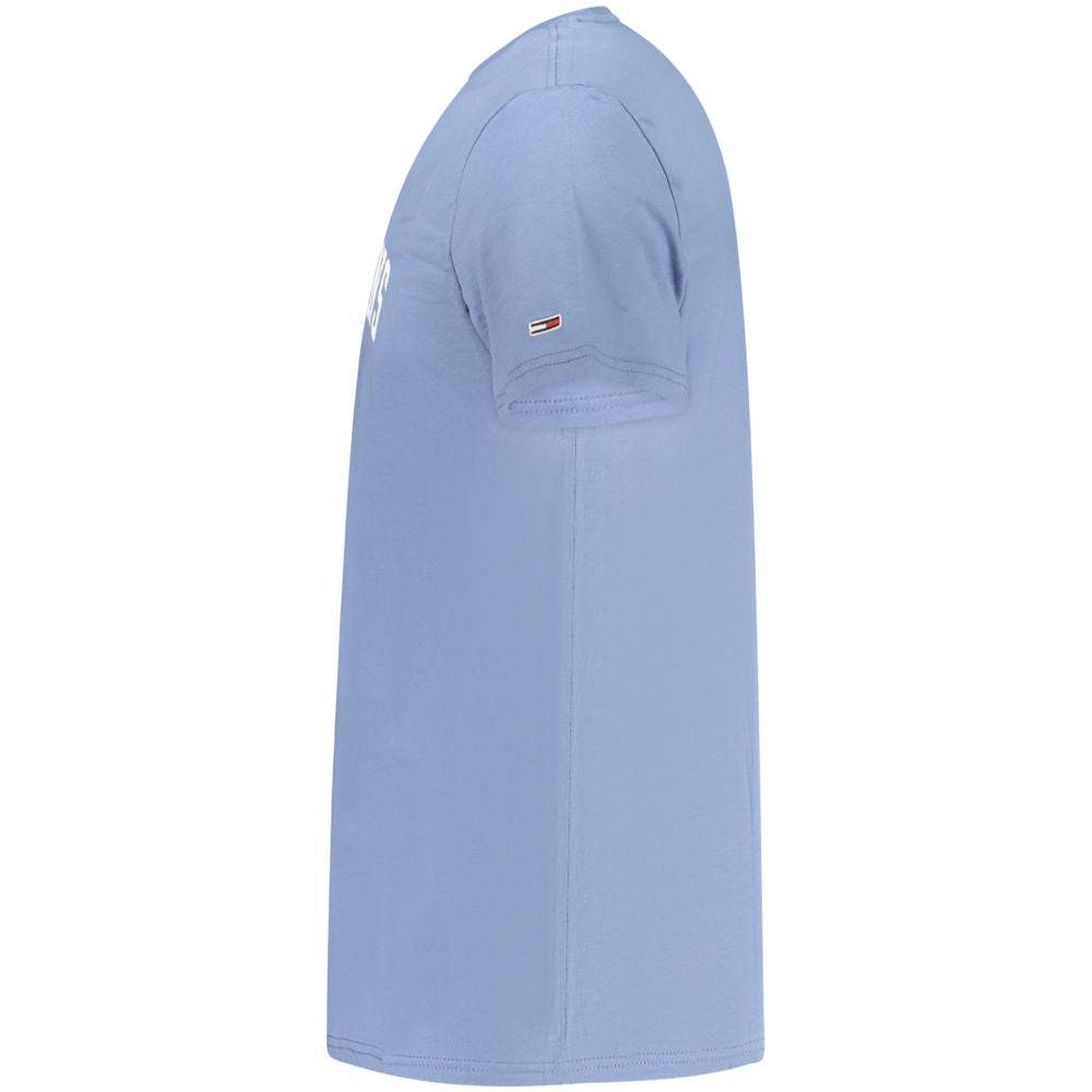 Tommy Hilfiger Blue Cotton Men T-Shirt - Hilstor