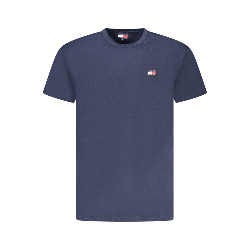 Tommy Hilfiger Blue Cotton Men T-Shirt - Hilstor