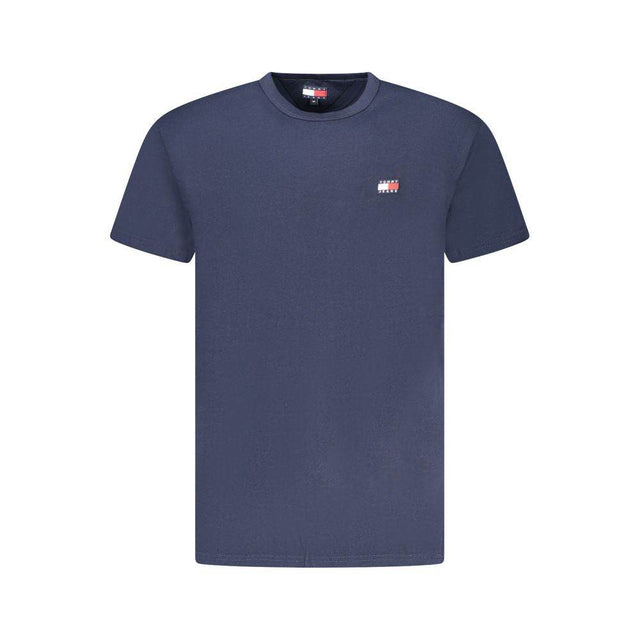 Tommy Hilfiger Blue Cotton Men T-Shirt - Hilstor