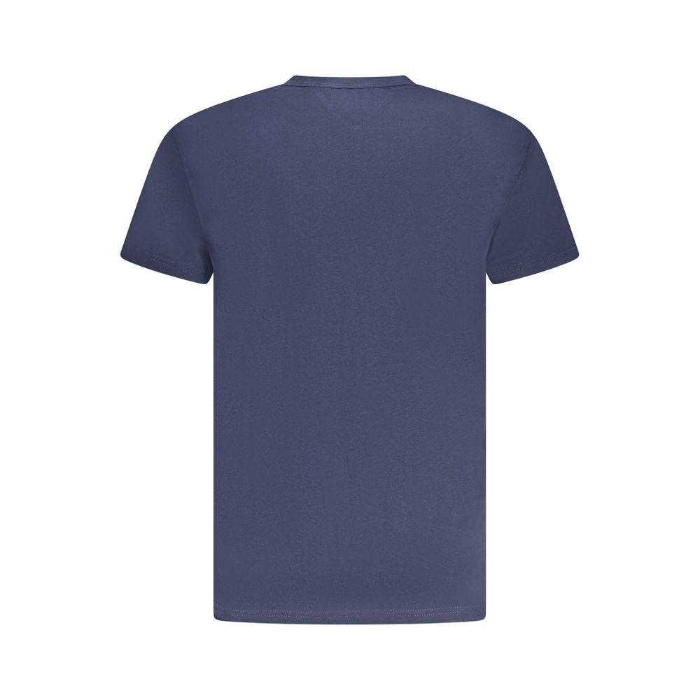Tommy Hilfiger Blue Cotton Men T-Shirt - Hilstor