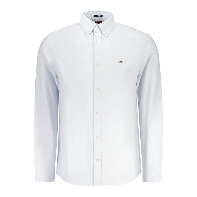 Tommy Hilfiger Blue Cotton Men Shirt - Hilstor