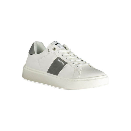 Gas White Polyester Men Sneaker - Hilstor