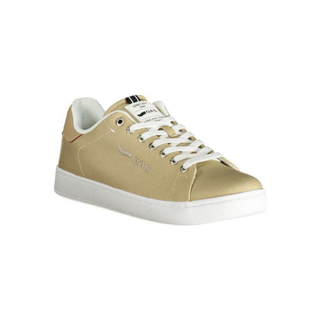 Gas Beige Polyester Men Sneaker - Hilstor