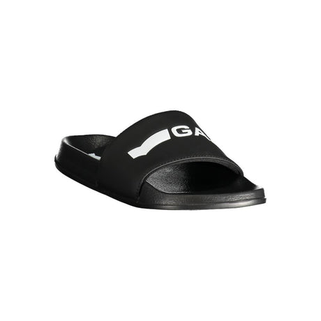 Gas Black Polyester Men Sandal