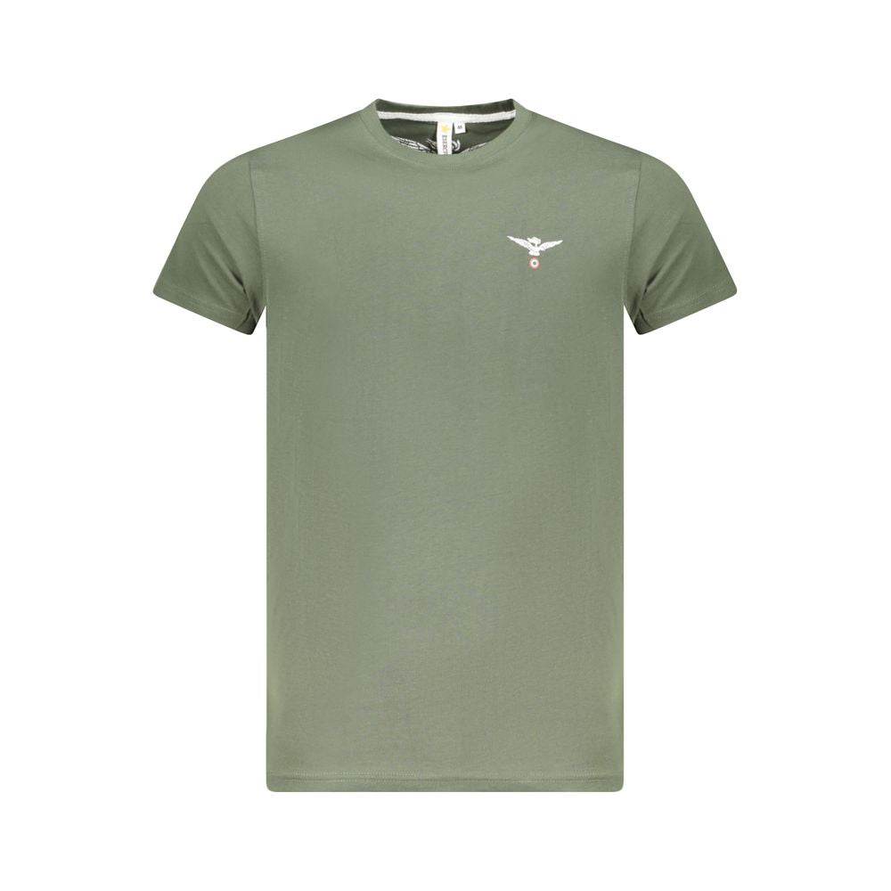 Accademia Militare Green Cotton T-Shirt - Hilstor