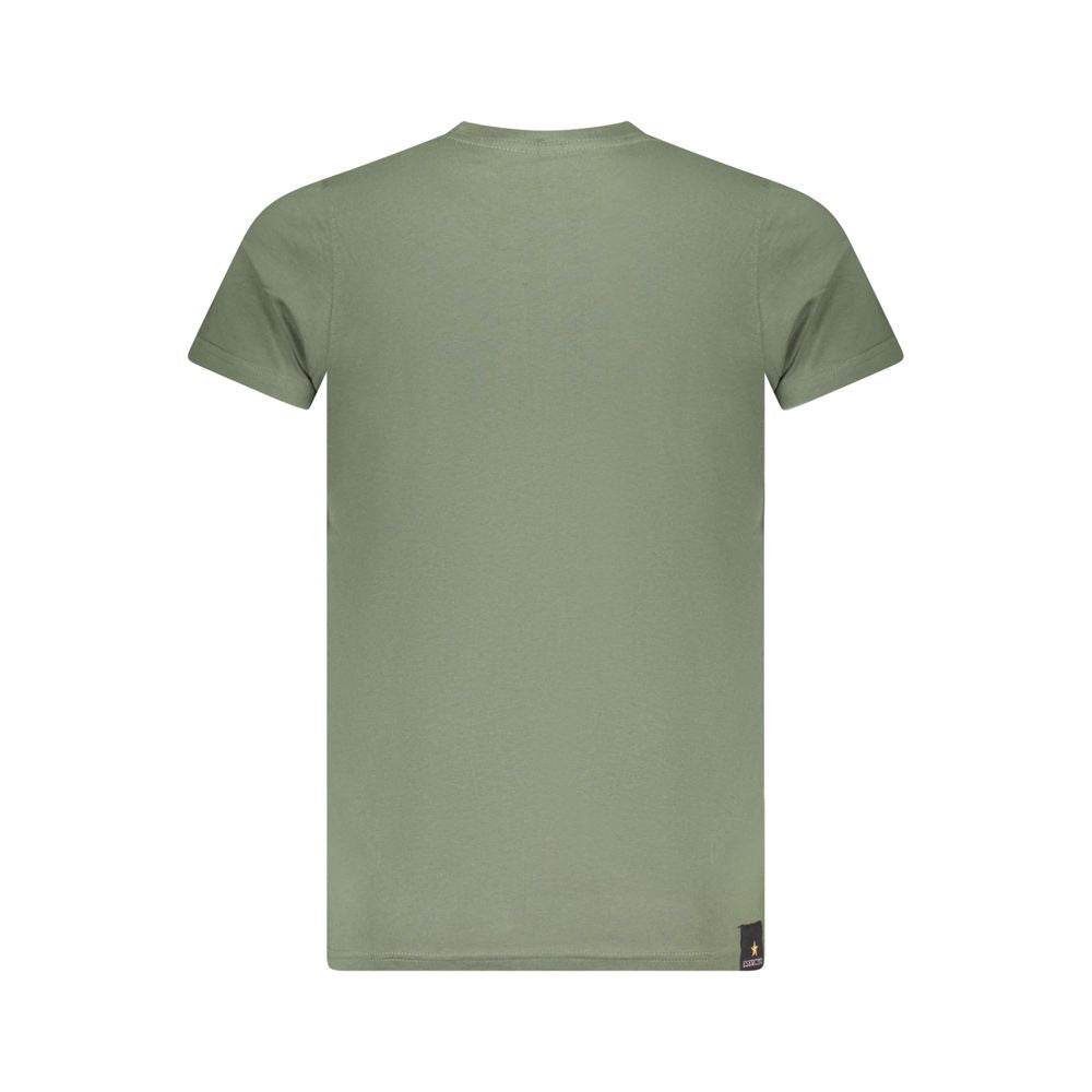 Accademia Militare Green Cotton T-Shirt - Hilstor