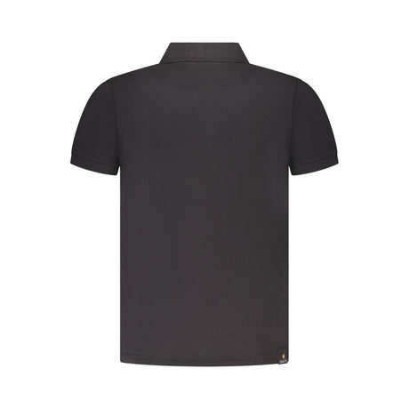 Accademia Militare Black Cotton Polo Shirt