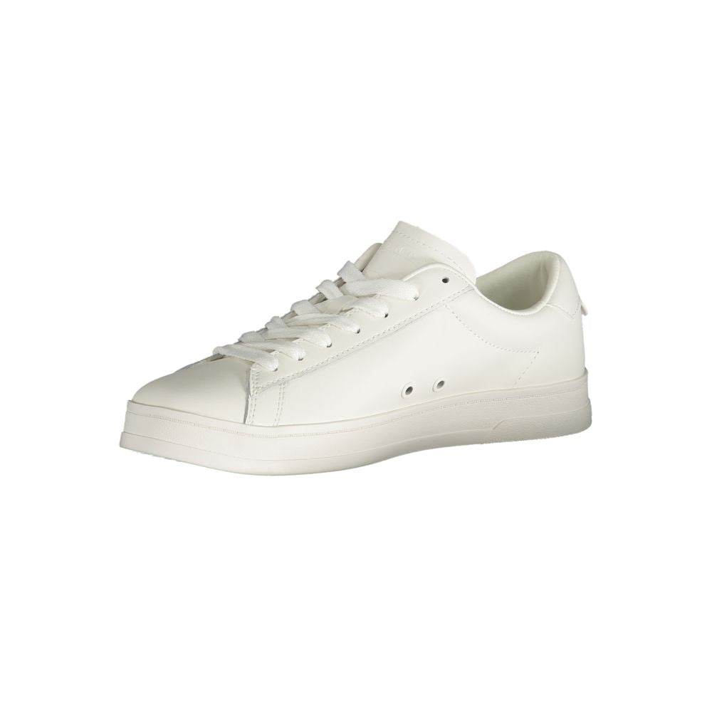 Tommy Hilfiger White Polyester Sneaker - Hilstor