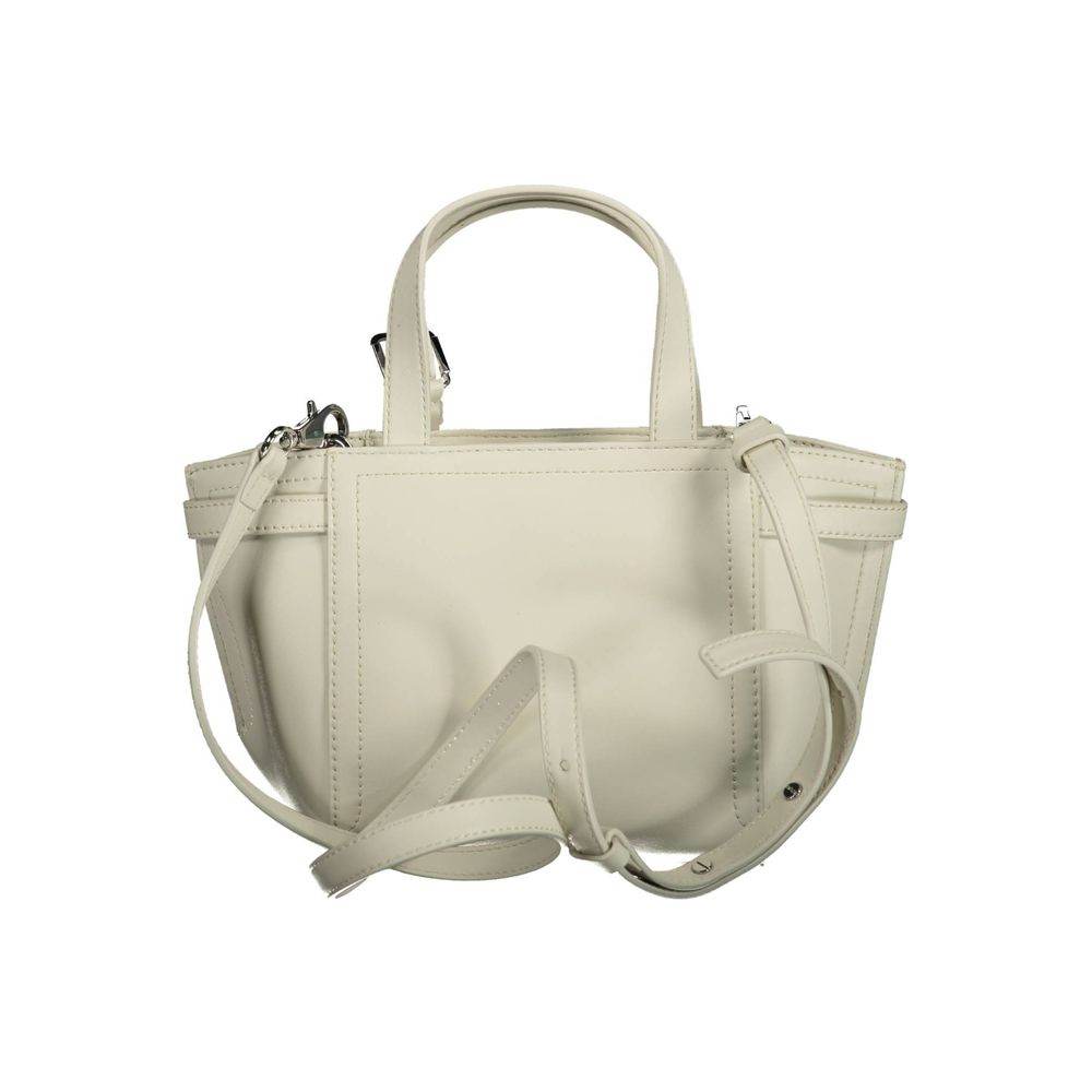 Calvin Klein White Polyester Handbag - Hilstor