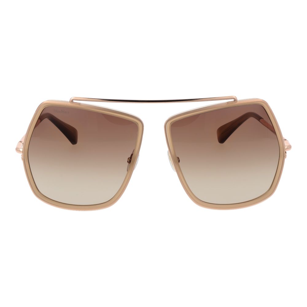Max Mara Beige Metal Sunglasses