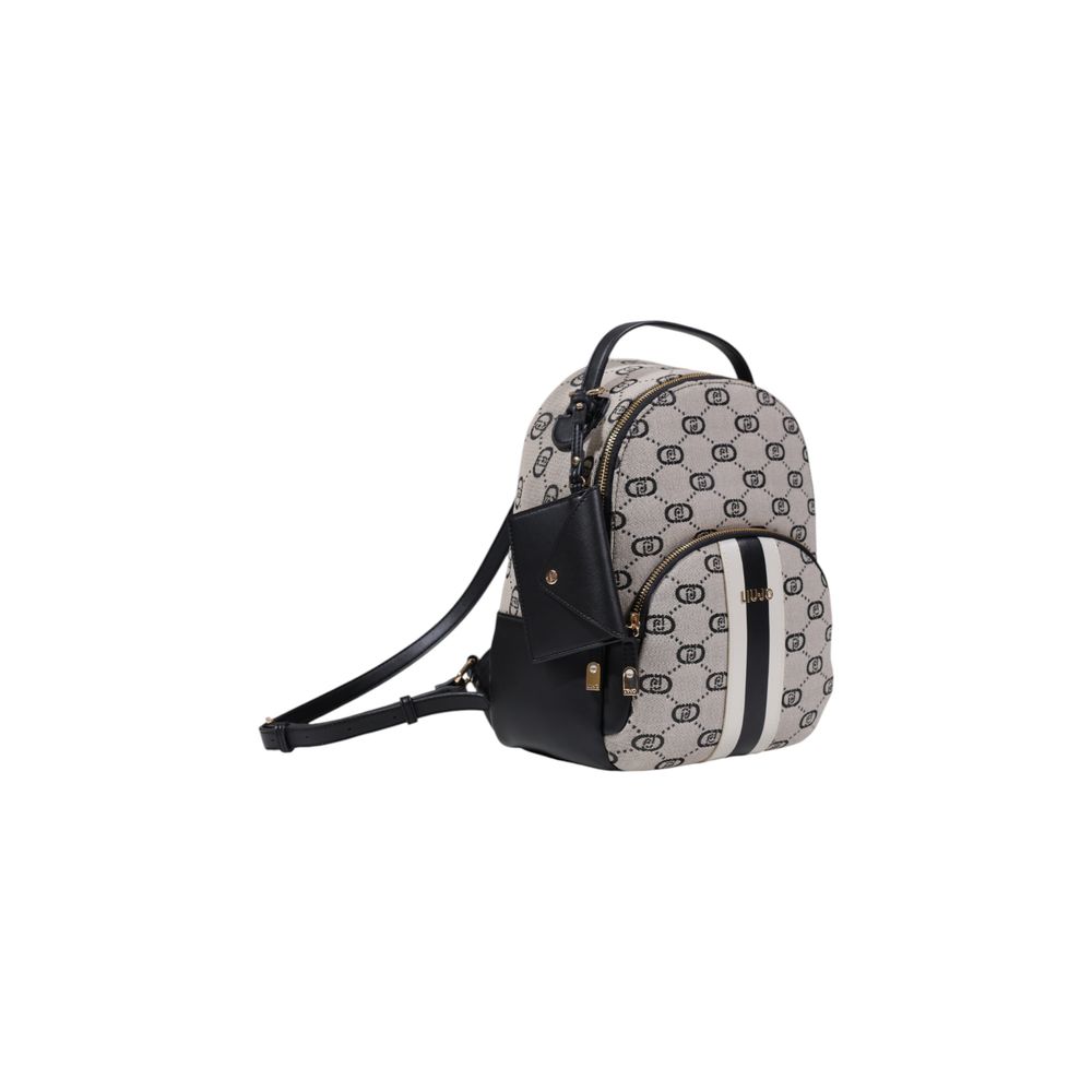 Liu Jo Black Polyester Backpack