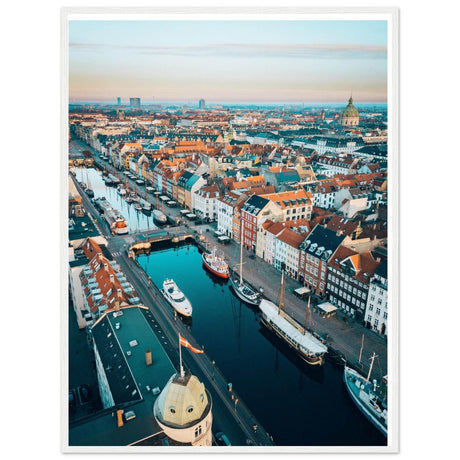 Classic Semi-Glossy Paper Wooden Framed Poster - Hilstor