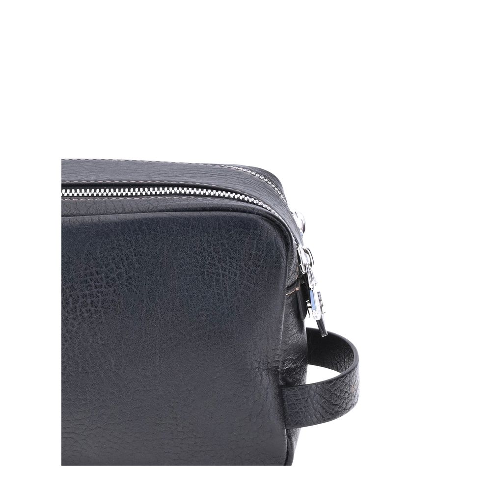 Brunello Cucinelli Pebbled leather Beauty Case