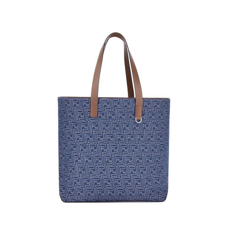 Fendi Embroderied denim Tote Bag - Hilstor