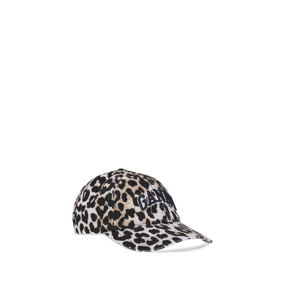 Ganni Leopard Baseball Hat - Hilstor