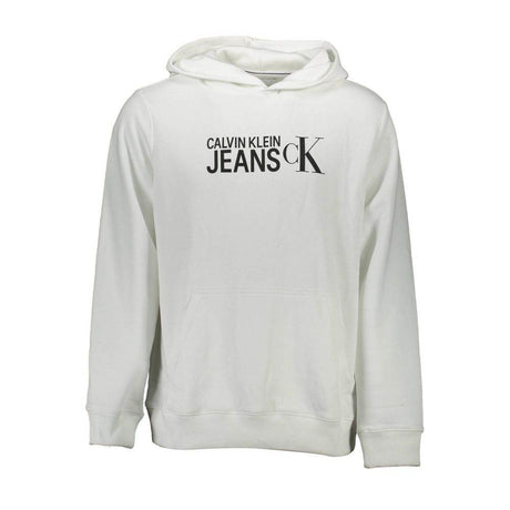 Calvin Klein White Cotton Men Sweater - Hilstor