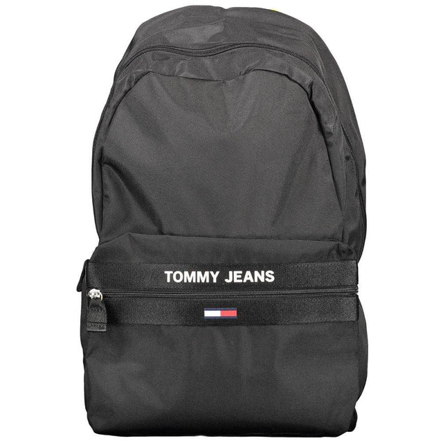 Tommy Hilfiger Black Polyester Backpack - Hilstor
