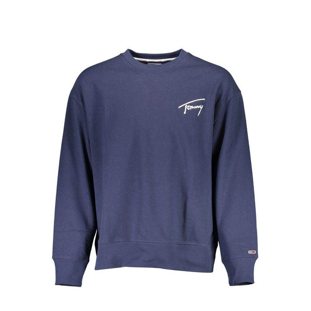 Tommy Hilfiger Blue Cotton Men Sweater - Hilstor