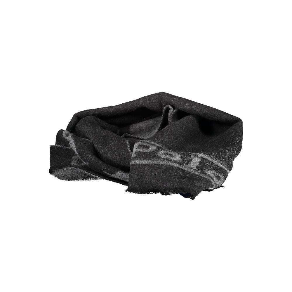 Ralph Lauren Black Nylon Scarf - Hilstor