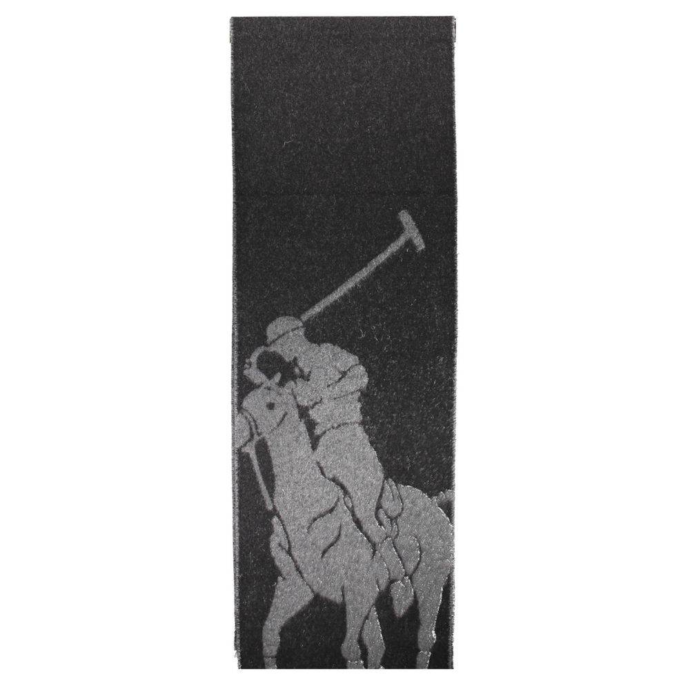 Ralph Lauren Black Nylon Scarf - Hilstor