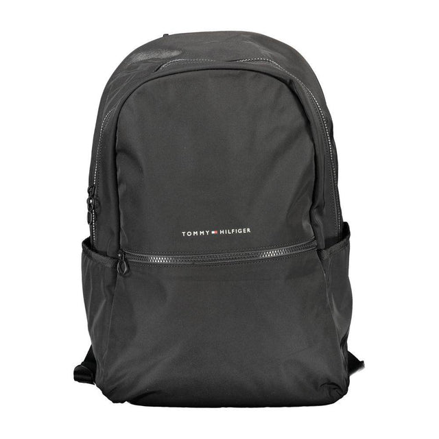 Tommy Hilfiger Black Polyester Backpack - Hilstor