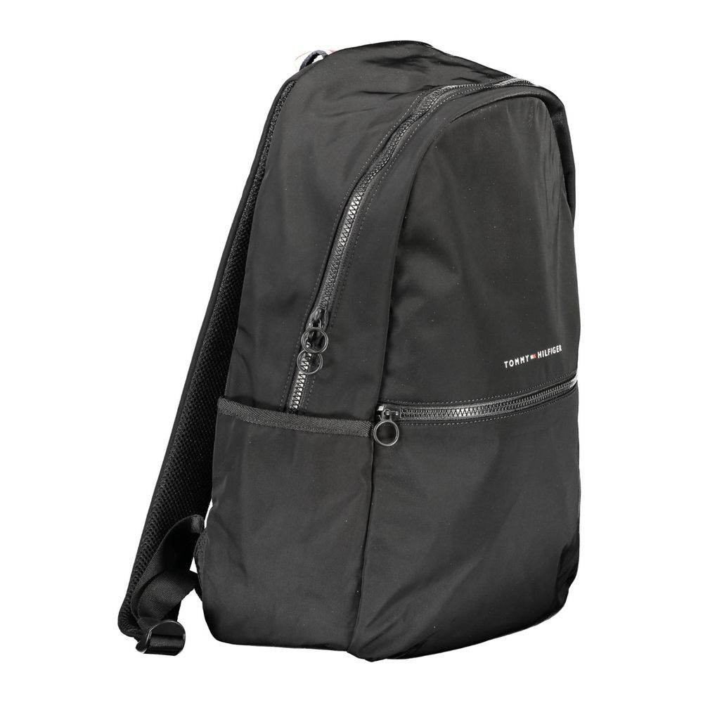 Tommy Hilfiger Black Polyester Backpack - Hilstor