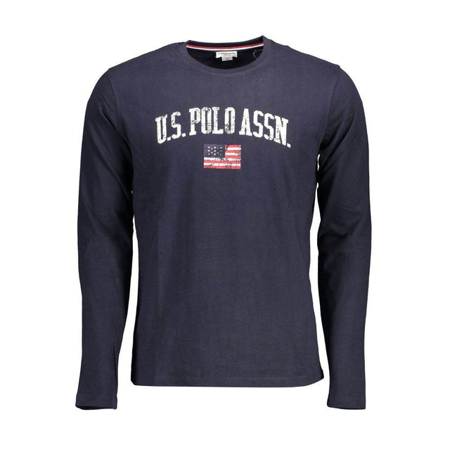 U.S. POLO ASSN. Blue Cotton T-Shirt - Hilstor