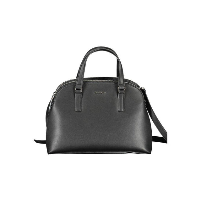 Calvin Klein Black Polyester Handbag - Hilstor