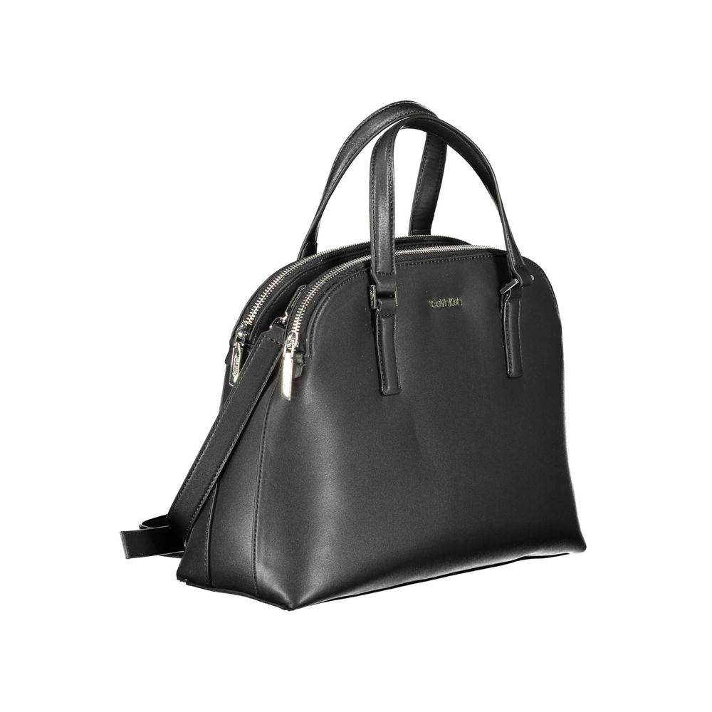 Calvin Klein Black Polyester Handbag - Hilstor