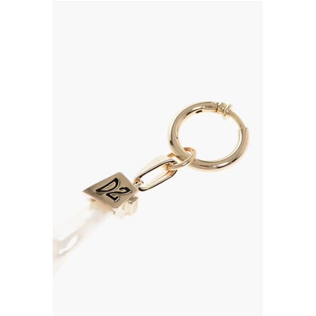 Dsquared² Metal Clip-On Single Earring with Pearl Shaped Pendant