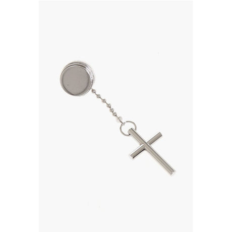Dsquared² Single Magnetic Metal Earring with Cross Shaped Pendant