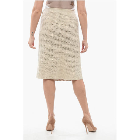 Bottega Veneta Crochet Knitted Skirt
