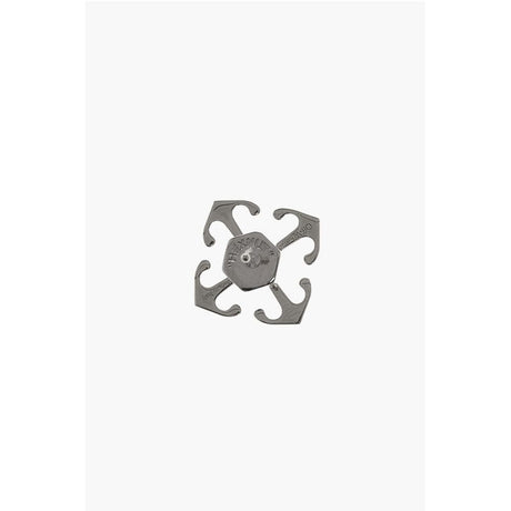 Off-White Silver Tone Brass Single Earring