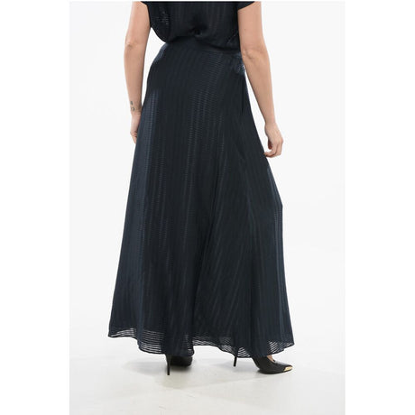 Armani EMPORIO Maxi Skirt with Satin Motif