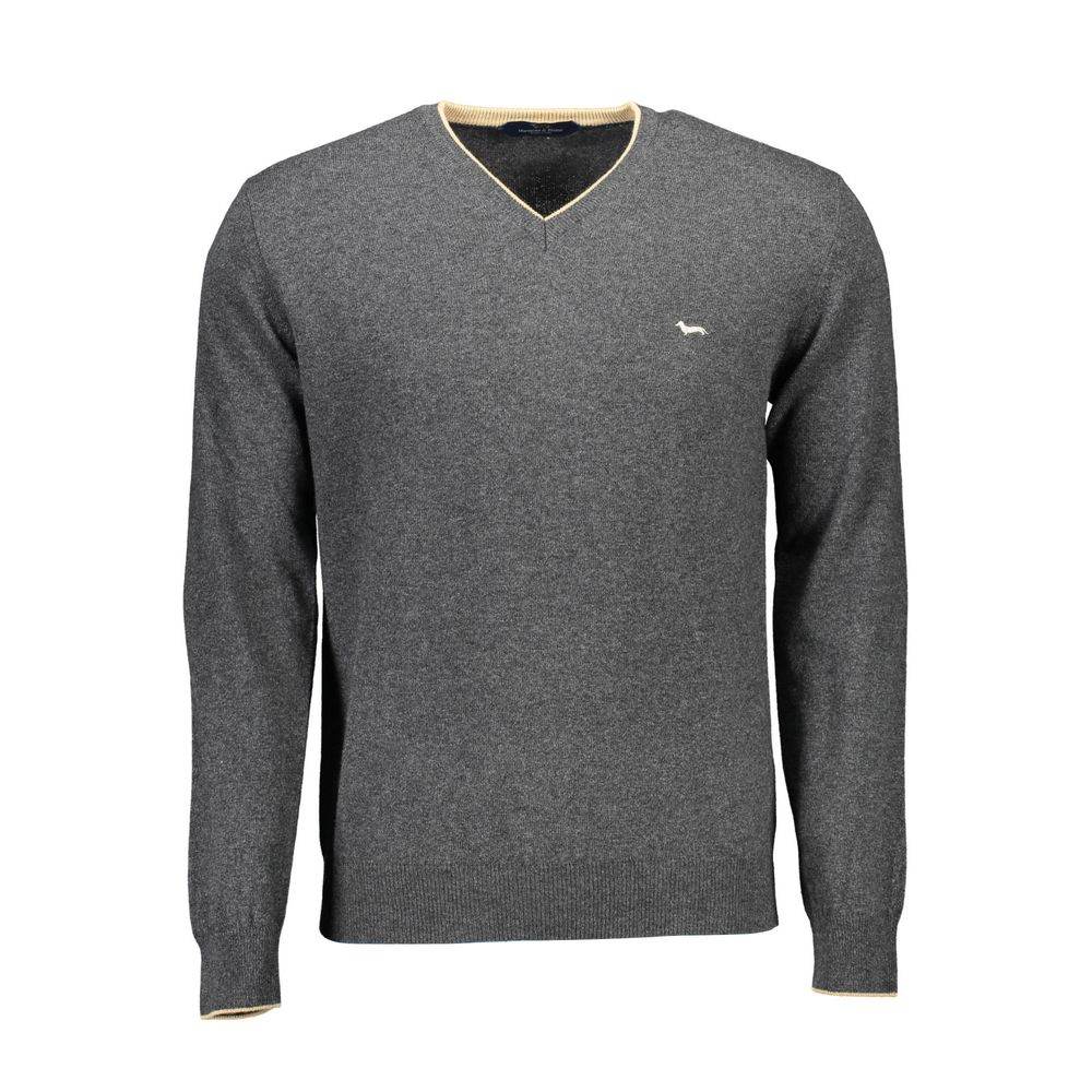 Harmont & Blaine Gray Wool Sweater - Hilstor