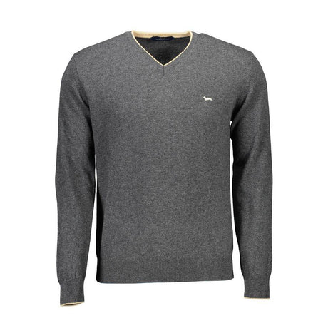 Harmont & Blaine Gray Wool Sweater - Hilstor