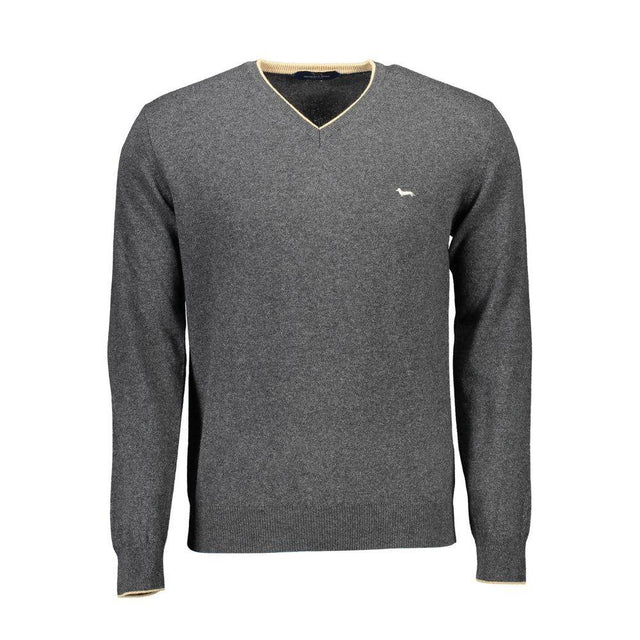 Harmont & Blaine Gray Wool Sweater - Hilstor
