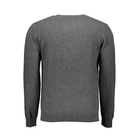 Harmont & Blaine Gray Wool Sweater - Hilstor