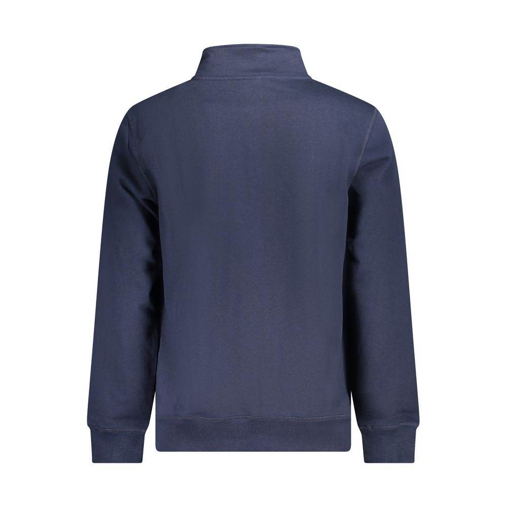 North Sails Blue Cotton Men Sweater - Hilstor