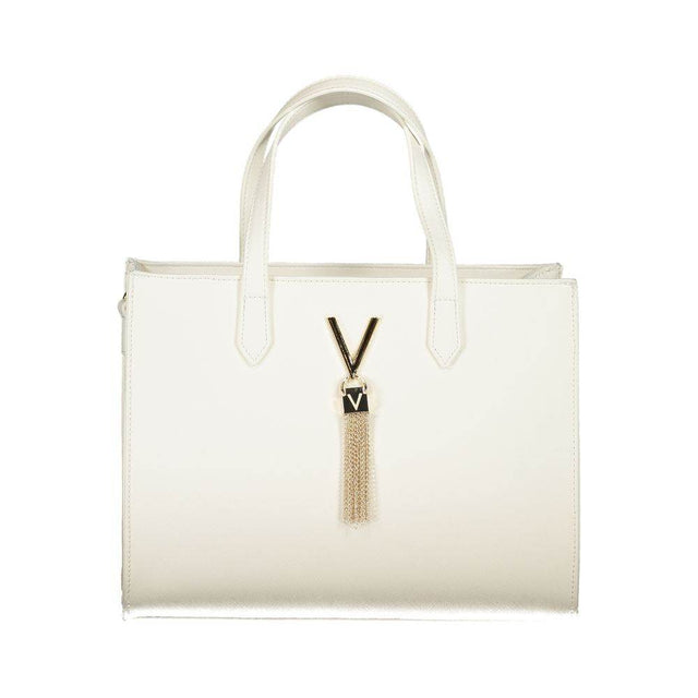 Mario Valentino White Polyethylene Handbag - Hilstor