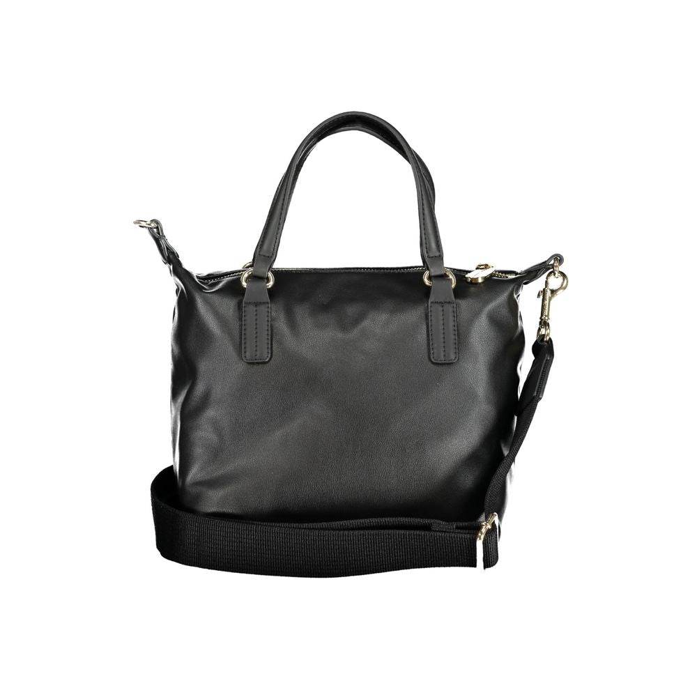 Tommy Hilfiger Black Polyester Handbag - Hilstor