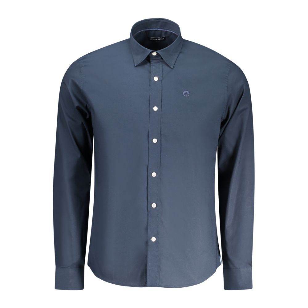North Sails Blue Cotton Shirt - Hilstor