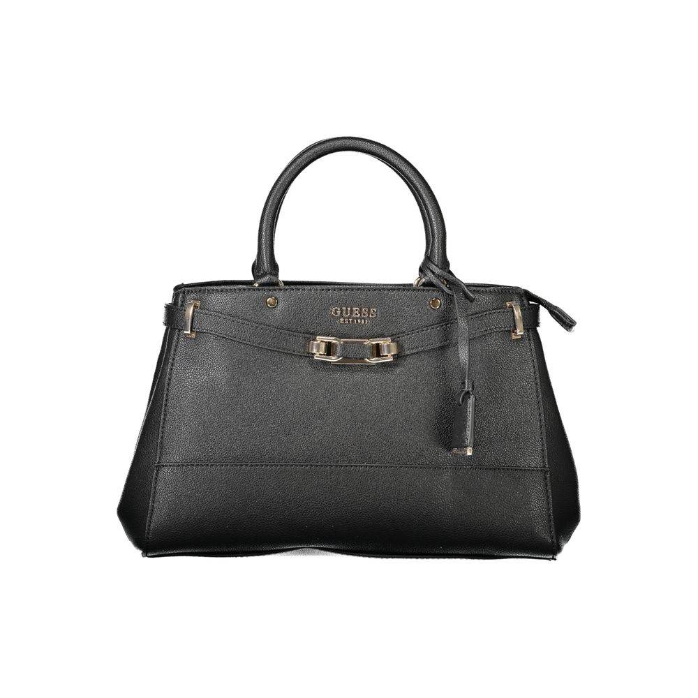 Guess Jeans Black Polyethylene Handbag - Hilstor