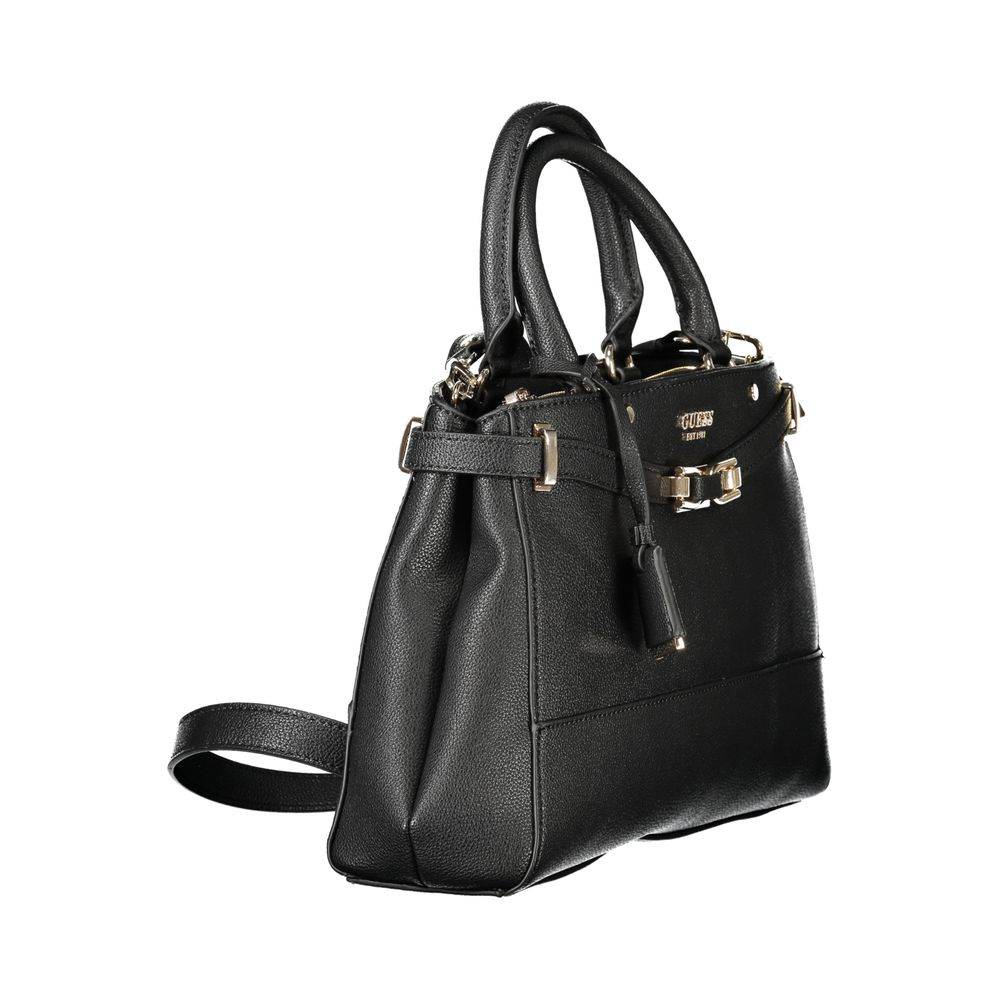 Guess Jeans Black Polyethylene Handbag - Hilstor