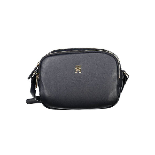 Tommy Hilfiger Blue Polyester Handbag - Hilstor