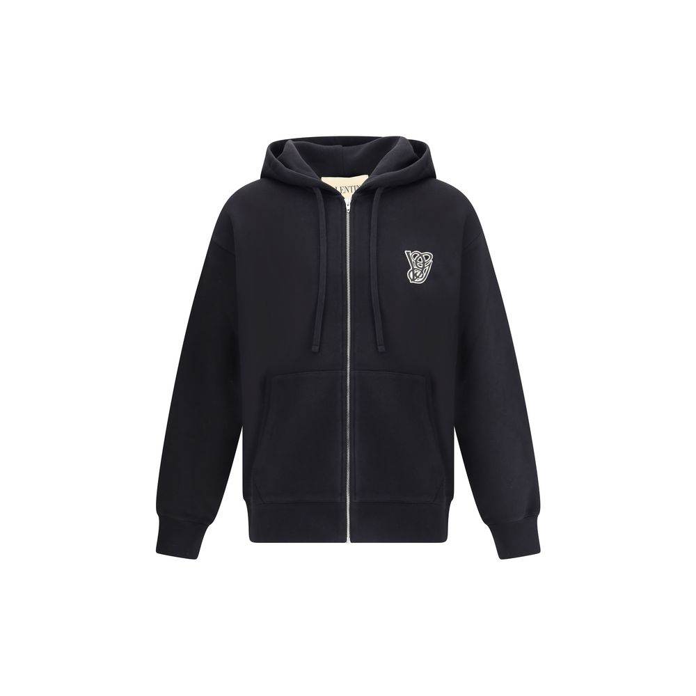 Valentino Logoed Hoodie - Hilstor