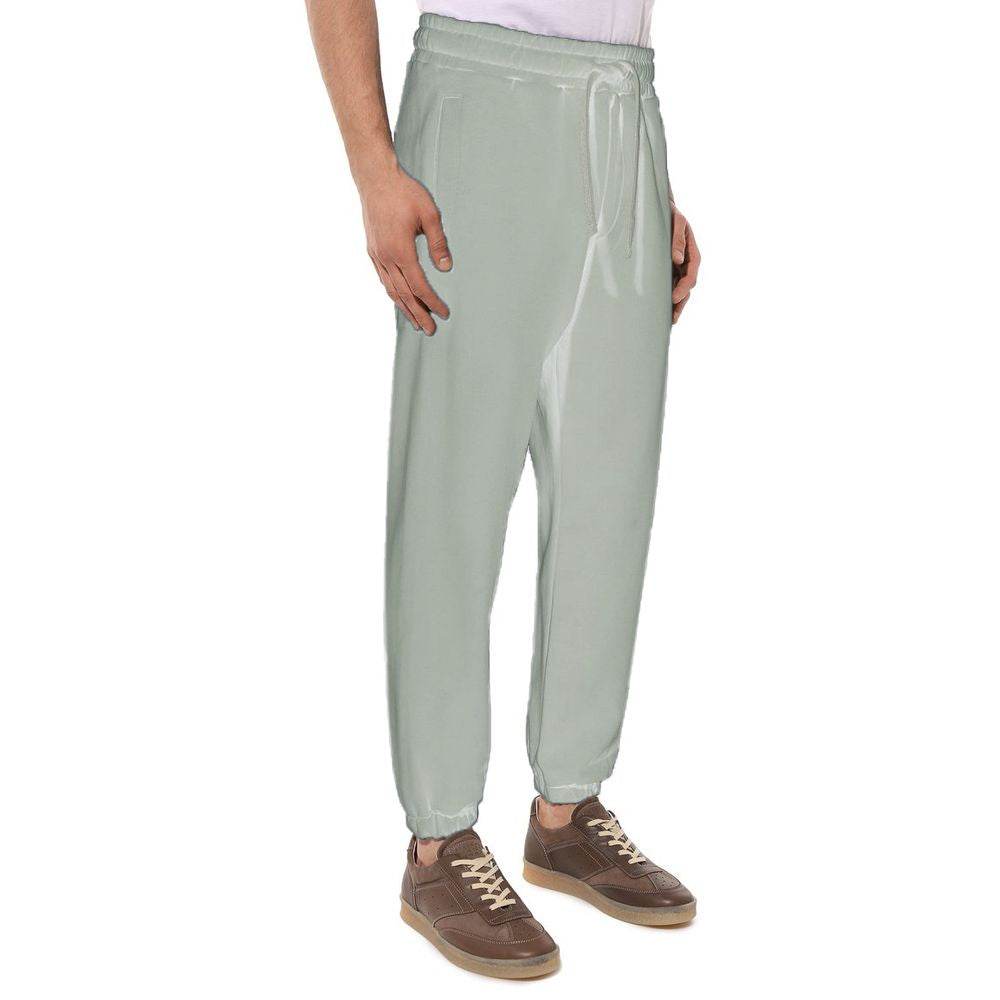 Hinnominate Gray Cotton Men Trousers - Hilstor