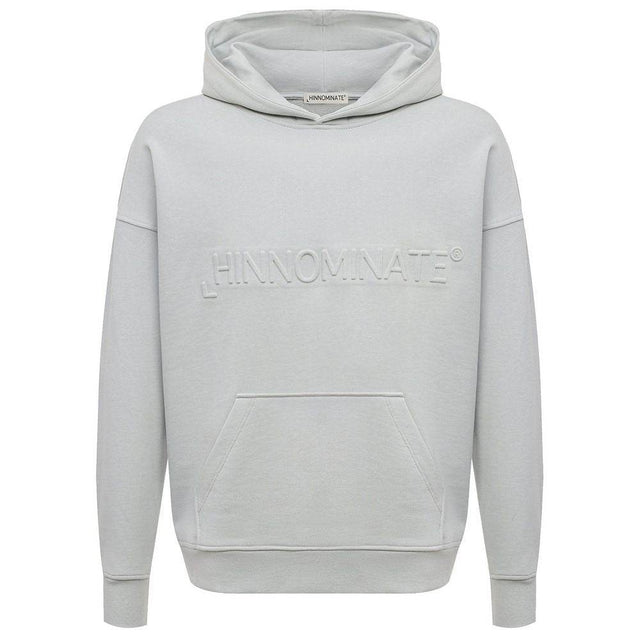 Hinnominate Gray Cotton Men Hoodie - Hilstor