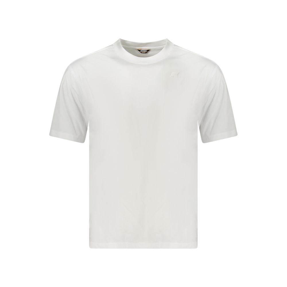 K-WAY White Cotton Men T-Shirt - Hilstor