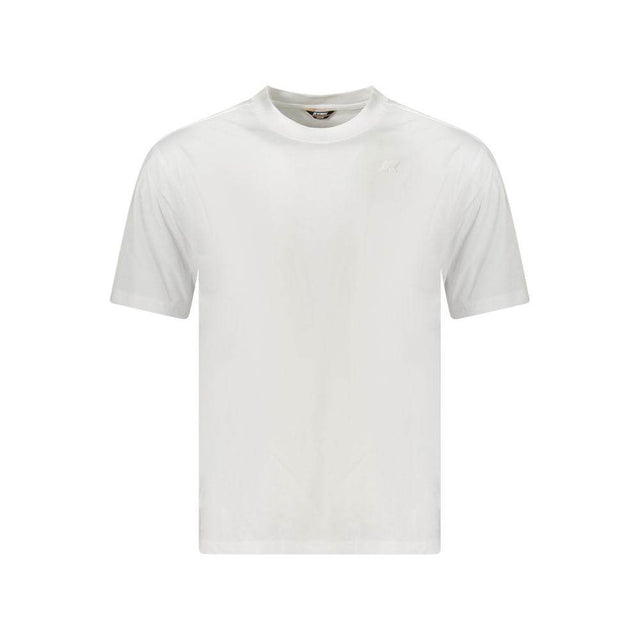 K-WAY White Cotton Men T-Shirt - Hilstor